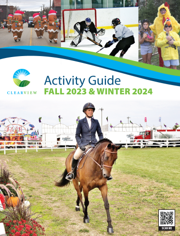 Fall Winter 2023 Activity Guide front Cover