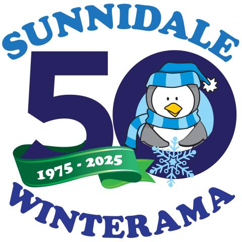 Sunnidale Winterrama 50th Anniversary Logo